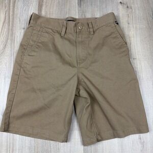 Vans Authentic Chino Shorts Men's Size 28 Khaki Tan Relaxed Fit Stretch Casual
